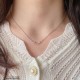 V gold material Tiff   Tiffany mini with diamonds smiley necklace, counter The latest double T  smile  necklace  11 reworking tiffany with a smiley face the strongest inspiration for the design of the smile is a kind of 