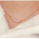 Tiffany Tiffany mini Mini Diamond Smile Necklace Smiley Collection is always classic and versatile Selected German imported s925 sterling silver material plating thick gold Rose gold Platinum Yellow gold Three colors ava