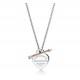 In stockC332  Tiffany Tiffany 3.14 Valentine's Day Limited Edition New Arrow Through the Heart   Heart Necklace Exclusive one-to-one customization Symbolizes the civilization of classic elements Original ag925 sterling s