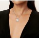 In stockC332  Tiffany Tiffany 3.14 Valentine's Day Limited Edition New Arrow Through the Heart   Heart Necklace Exclusive one-to-one customization Symbolizes the civilization of classic elements Original ag925 sterling s