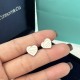 Tiffany Tiffany 22 Years New Classic Heart Stud Earrings Exclusive one-to-one customization Symbolizing the civilization of classic elements Original ag925 sterling silver Guaranteed highest version in the market Counter