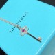 Tiff Tiffany Limited Edition Crown Key Necklace   High-end custom 925 sterling silver to create Continuing Tiffany jewelry masters have always been the ultimate craftsmanship, this 520 global limited edition is set with 