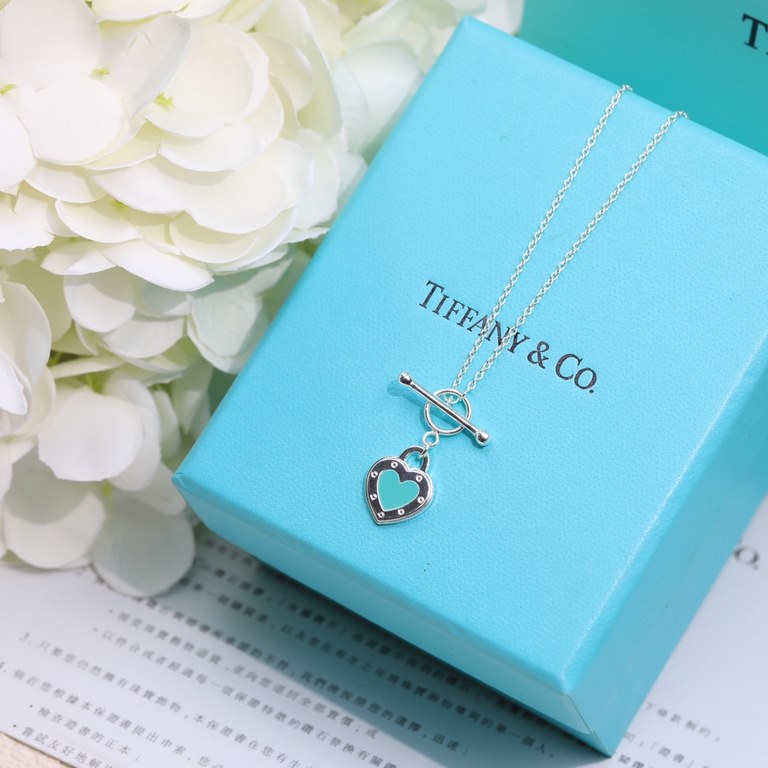 Seiko version of Tiffany new Tiffany big brand quality love heart love  necklace l high end Original 925 sterling silver plated with 18K gold Original 11 build Tiffany and Co.style Many pursuing jewelry brand . Classic h