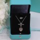 Seiko version of Tiffany new Tiffany big brand quality love heart love  necklace l high end Original 925 sterling silver plated with 18K gold Original 11 build Tiffany and Co.style Many pursuing jewelry brand . Classic h