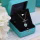 Seiko version of Tiffany new Tiffany big brand quality love heart love  necklace l high end Original 925 sterling silver plated with 18K gold Original 11 build Tiffany and Co.style Many pursuing jewelry brand . Classic h