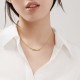 The new Tiffany knot necklace with diamonds all S925 sterling silver with the original logo   the beauty of the breathtaking this summer the hottest new models chain length 45cm adjustable Tiffany necklaces   [925] plati