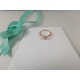 Newly upgraded Generation levelRose Gold 3 points   925 Sterling Silver Artificial Real Diamonds 】Tiffany 