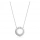 [Buy level] Tiffany Tiffany New listing! T two series Circle full of diamonds Double T necklace Selected original consistent imported s925 sterling silver material plating 18k rose gold using high carbon diamonds set by 