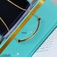 V gold material Tiff    counter Latest Double T  Smile  Tiffany medium light gold smiley necklace  11 heavy work tiffany with a smiley face the strongest inspiration for the design, the smile is one of the most beautiful