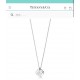 B901  Tiffany Tiffany new double heart plate single diamond necklace classic versatile counter new versatile single authentic synchronization 925 sterling silver to create real photography exquisite craftsmanship popular