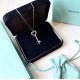 Tiffany Tiffany Keys Collection Heart Key Necklace Ultra fine craftsmanship Original one to one customized Using imported s925 sterling silver material electroplated thick gold No fading and no allergy Crafted the highes