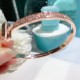 Tiffany Tiffany 2020 T1 Series Wide Semi-Diamond Bracelet Exclusive Premiere High-end customized Goddess same model Designed to highlight the exquisite elegance, low-key bloom confidence Very delicate and eye-catching. S