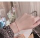 【Order Level】tiff Tiffany Smiley   Double T Bracelet  delicate and elegant models unbeatable good-looking style high-end customized original 925 sterling silver to create simple super nice   two color options rose gold p