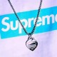 supreme co-branded Tiffany T's classic style mood column high street trend couple necklace