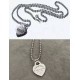 supreme co-branded Tiffany T's classic style mood column high street trend couple necklace