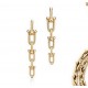 Tiffany Tiffany HardWear Collection Chain  Long Stud Earrings Elegance and subversive spirit go hand in hand, sensitively capturing the essence and energy of the stylish woman strolling through New York. Tensioned and st