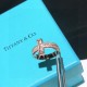 Tiffany tiff T1 Series Newest Ring Exclusive High-end Customization Yang Mi Goddess Same Model The design highlights the exquisite elegance, low-key bloom confidence Very delicate and eye-catching. Original material 925 