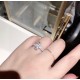 Tiffany tiff T1 Series Newest Ring Exclusive High-end Customization Yang Mi Goddess Same Model The design highlights the exquisite elegance, low-key bloom confidence Very delicate and eye-catching. Original material 925 