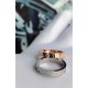 Tiffany Tiffany New Witness modern beautiful love! Glossy letter ring     Tiffany three-dimensional double T ring  Original engraving clear   Anti-allergy does not fade Fine workmanship, fine workmanship 11 official webs