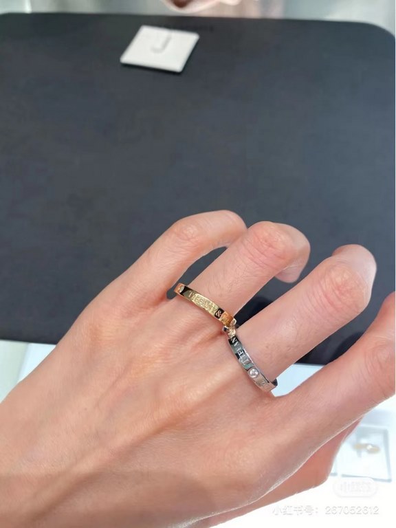 Tiffany Tiffany New Witness modern beautiful love! Glossy letter ring     Tiffany three-dimensional double T ring  Original engraving clear   Anti-allergy does not fade Fine workmanship, fine workmanship 11 official webs