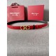 With a full set of packing gift box  Ferragamo women's double-sided imported calfskin head belt with 8 word boutique buckle, 2.5cm support NFC