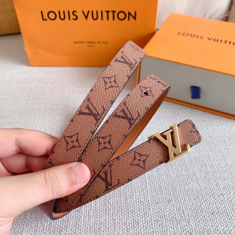 With a full set of packing gift box  Lv women's donkey brand classic single original quality, with a special counter buckle, width 2.0 high-end gas, head layer calf leather welcome to smash single, the original series of