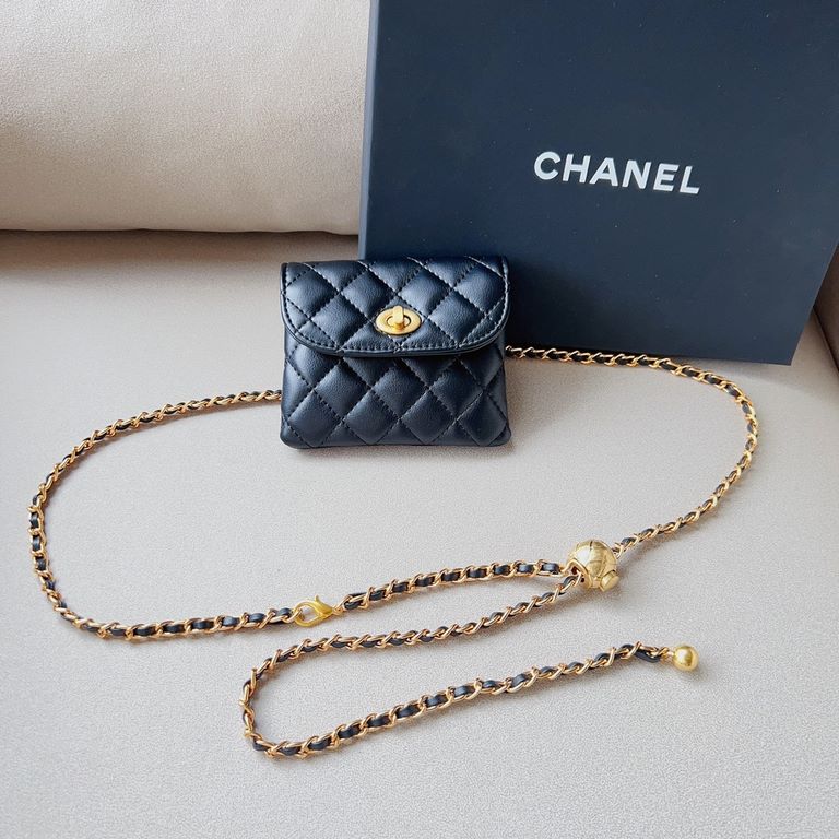 Crafted from cowhide leather, Chanel's belt features two vintage gold-tone metal square buckles for easy size adjustment. Stylish and elegant, this belt can be worn with a bustier, dress or blazer, and can be used as a f