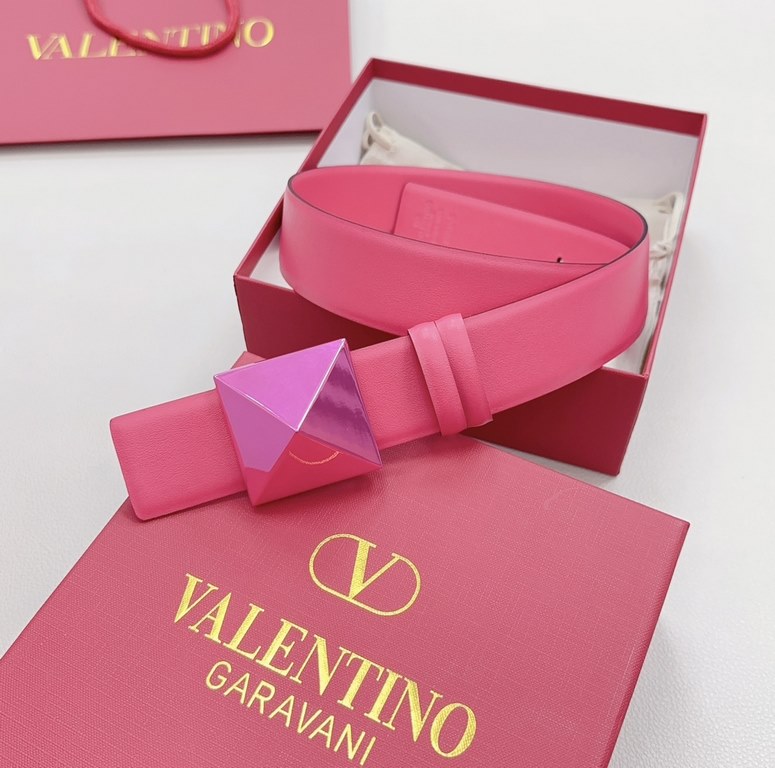 4.0cm Valentino new. Double-sided head layer calf leather. Length 75.80.85.90.95.100.105.110 European yards, the original customized exquisite copper buckle [celebrate] [celebrate] [celebrate] [celebrate