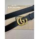 Gucci imported original calf leather lined with imported head layer cowhide. With fine antique copper buckle, original leather customized, counter width 4.0cm.