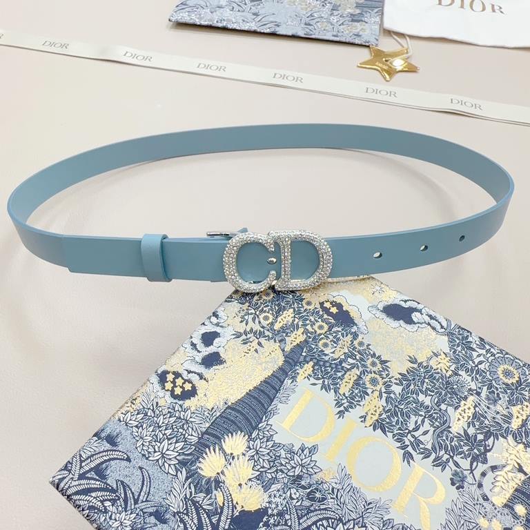 2.0cm Dior official website new. Double-sided head layer calf leather plain. Length 75.80.85.90.95.100... European size, the original customized beautifully drilled copper buckle [celebrate] [celebrate]