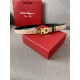 With a full set of packing gift box  Ferragamo women's double-sided imported calfskin head belt with 8 word boutique buckle, 2.5cm support NFC