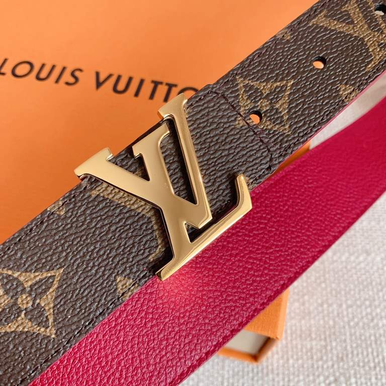 With full set of packaging gift box  LV Women's original single 30mm The belt body is imported original customized 2019 new special, the buckle head is made of high-quality pure copper buckle, genuine open version. Speci