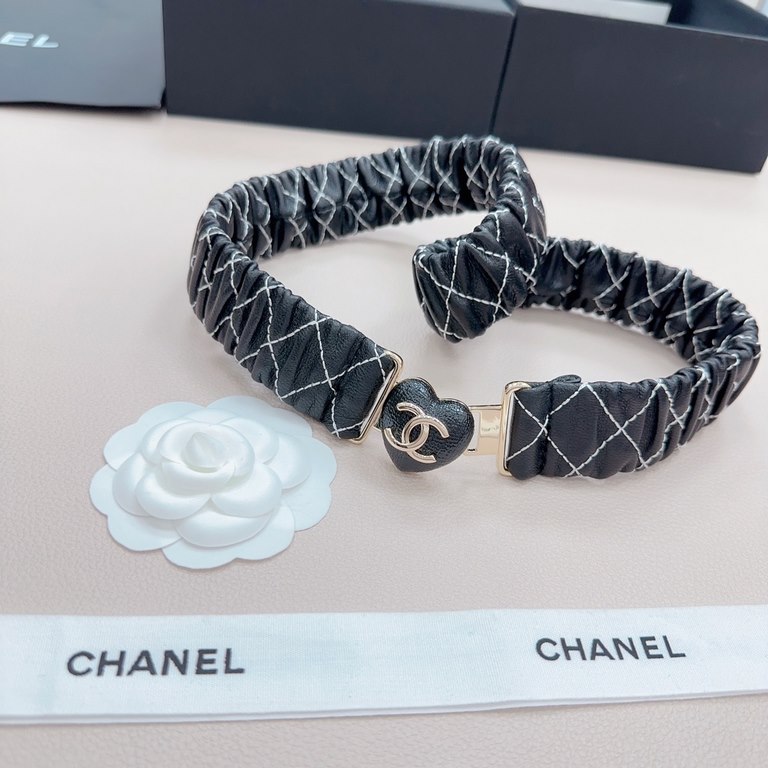 2.0cm Chanel sheepskin elastic band official website new, length 65.70.75.80.85.90.95 euros