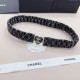 2.0cm Chanel sheepskin elastic band official website new, length 65.70.75.80.85.90.95 euros