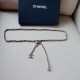 c hane1  Braided Belt Chain. cc Classic Logo Buckle Luxury 