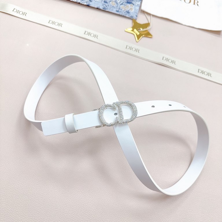 2.0cm Dior official website new. Double-sided head layer calf leather plain. Length 75.80.85.90.95.100... European size, the original customized beautifully drilled copper buckle [celebrate] [celebrate]