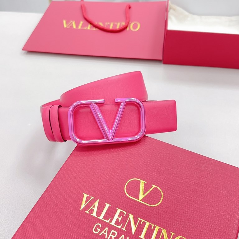 4.0cm Valentino new. Double-sided head layer calf leather. Length 75.80.85.90.95.100.105.110 European yards, the original customized exquisite copper buckle [celebrate] [celebrate] [celebrate] [celebrate