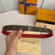 Comes with a full set of gift boxLOUIS VUITTON Louis Vuitton Overseas purchased original genuine Made in Spain - Classic reversible design, one for two Mon organ canvas leather belt, imported calfskin lining, shiny palla