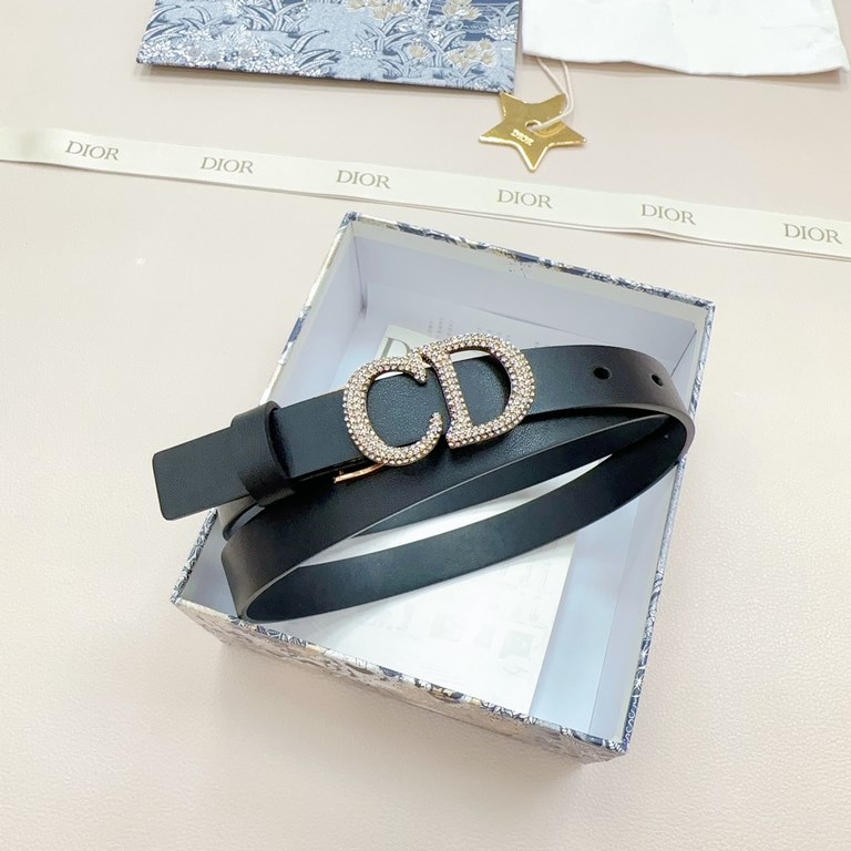 2.0cm Dior official website new. Double-sided head layer calf leather plain. Length 75.80.85.90.95.100... European size, the original customized beautifully drilled copper buckle [celebrate] [celebrate]