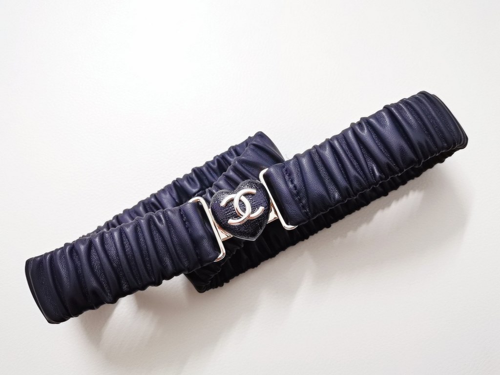 2.0cm Chanel sheepskin elastic band official website new, length 65.70.75.80.85.90.95 euros