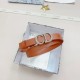 2.0cm Dior official website new. Double-sided head layer calf leather plain. Length 75.80.85.90.95.100... European size, the original customized beautifully drilled copper buckle [celebrate] [celebrate]