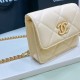 chanel 23 cowhide belt bag brass hardware fashionable elegant crossbody bag, waist bag dual-use, adjustable size bag width 12   height 10