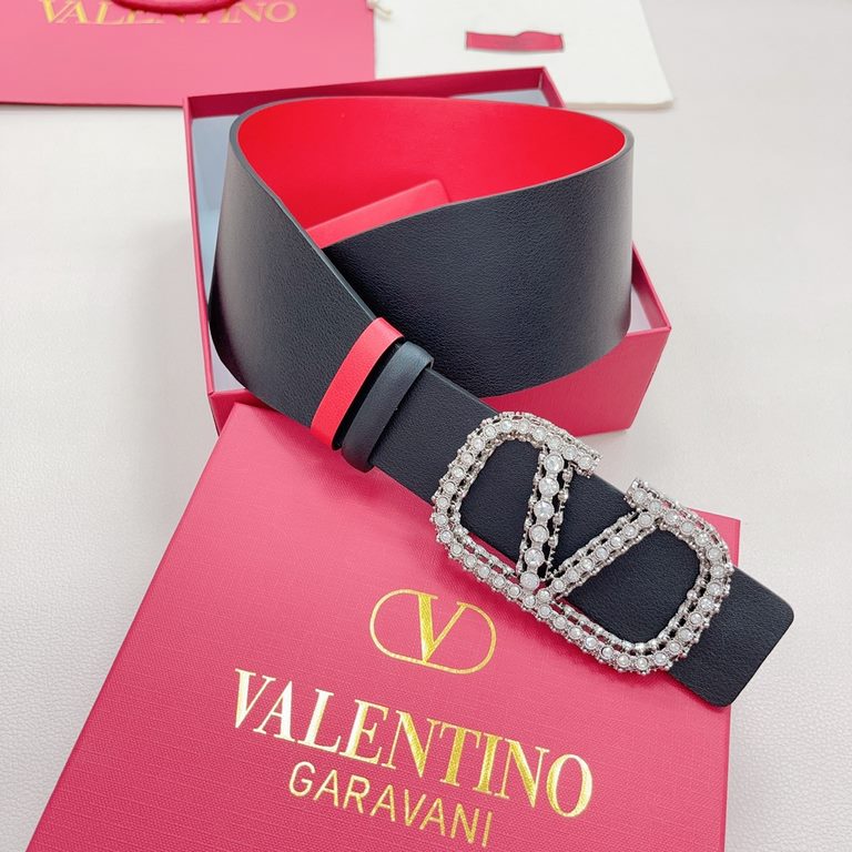 7.0cm Valentino New. Double-sided color matching. Length 75.80.85.90.95.100.105.110 European sizes, original customized beautiful brass buckle [Celebration] [Celebration] [Celebration] [Celebration