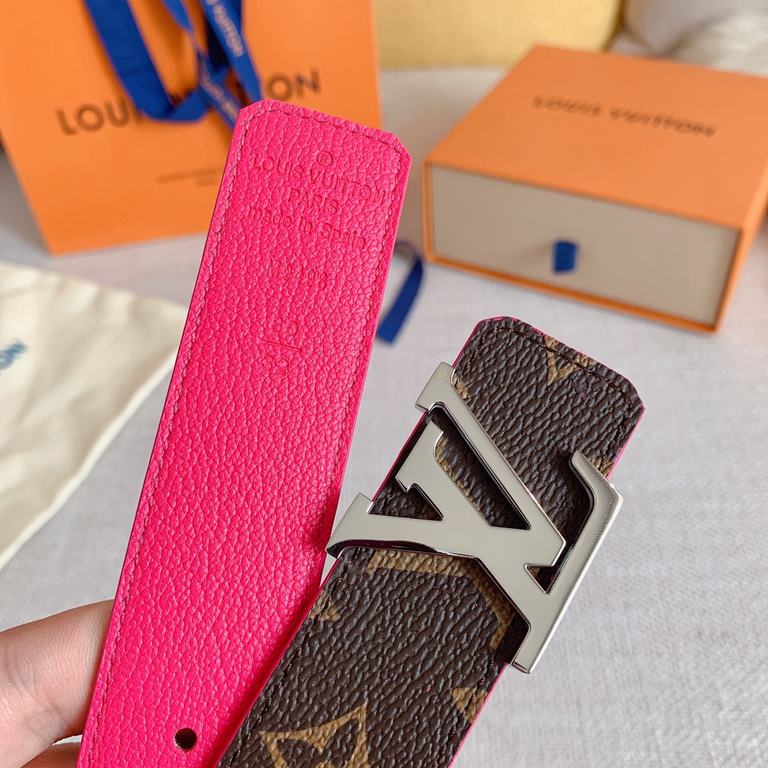 With full set of packaging gift box  LV Women's original single 30mm The belt body is imported original customized 2019 new special, the buckle head is made of high-quality pure copper buckle, genuine open version. Speci