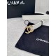 Width 3.0cm Chanel (Chanel) original touch grain cowhide support NFC chip official website link   scanning code verification, gold and silver color diamonds steel buckle.