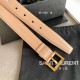 YSL  Saint Laurent women's belt, double-sided imported original leather, square buckle with CASSANDRE logo belt loop, women's must-have items, width 3.0cm