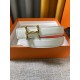 ~ Hermes new synchronized update, the original single generation purchase level, 24mm Belt body both sides of the imported original first-layer cowhide, pure steel new original buckle, the belt can be used on both sides 