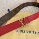 Comes with a full set of gift boxLOUIS VUITTON Louis Vuitton Overseas purchased original genuine Made in Spain - Classic reversible design, one for two Mon organ canvas leather belt, imported calfskin lining, shiny palla