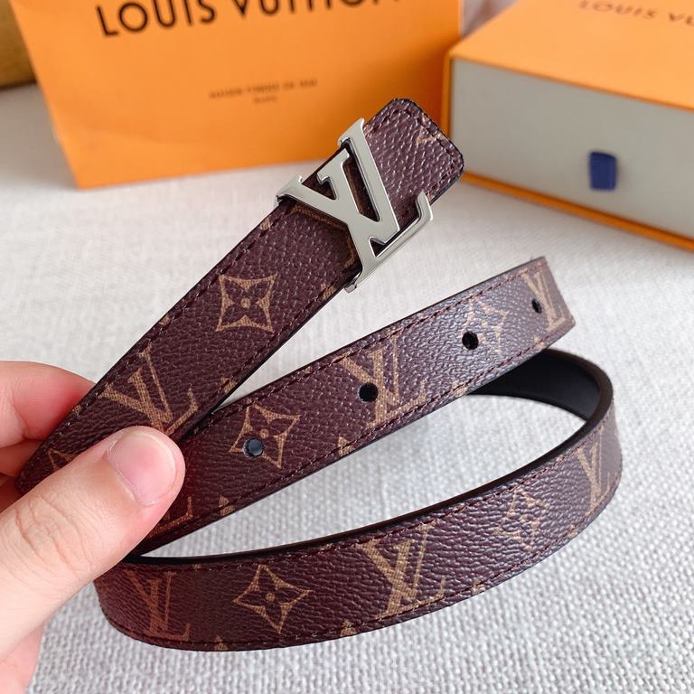 With a full set of packing gift box  Lv women's donkey brand classic single original quality, with a special counter buckle, width 2.0 high-end gas, head layer calf leather welcome to smash single, the original series of