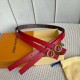 Donkey's new SS23 special limited   Women's belt Width 2cm Customized classic material lined with soft calf leather bottom New open molded logo buckle Multi-color   choice